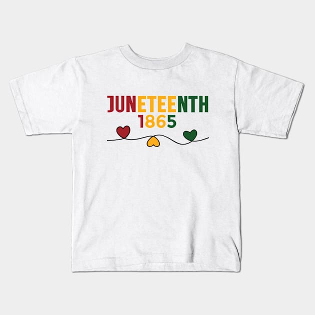 juneteenth 1865 Kids T-Shirt by first12